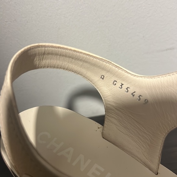 Chanel block chain sandal heels - Picture 6 of 6